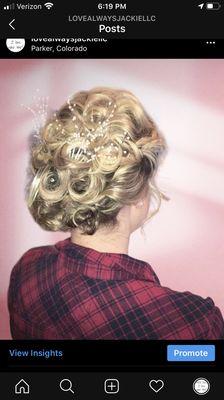 Updo-wedding