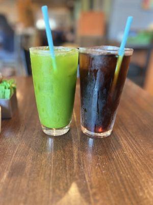 Kale Tonic & Cold Brew Coffee