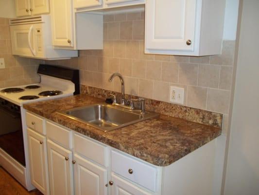 Renovated kitchen.