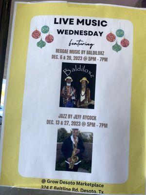 Live Music Wednesday