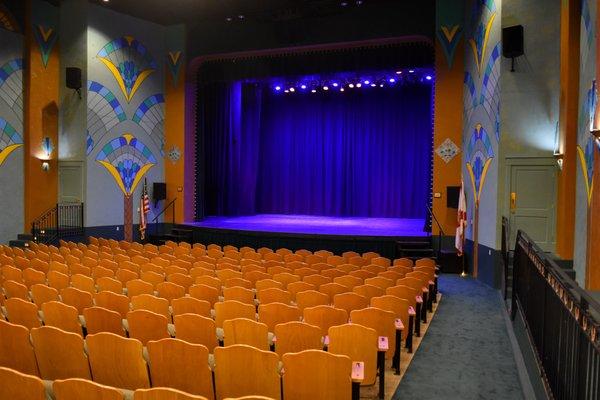 Interior ground floor of the Ritz Theater in historic downtown Sanford, FL.