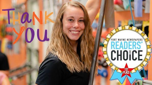 Thank you Fort Wayne for choosing us as your favorite Physical Therapy Practice!