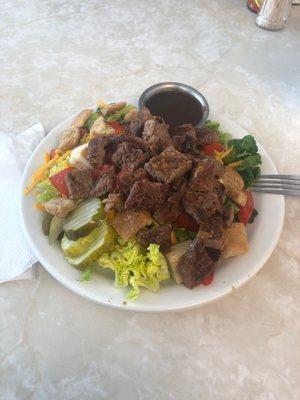 Steak salad special. Yummmm.