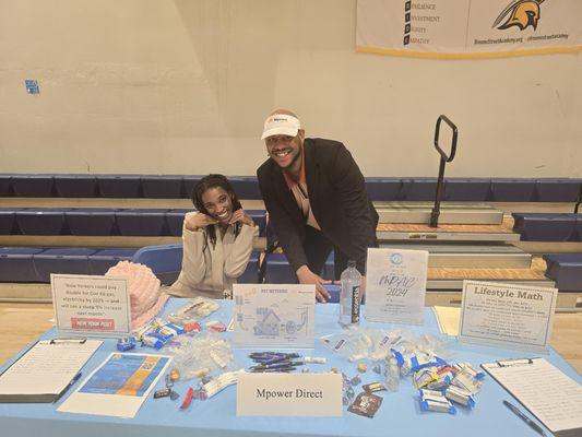 Mpower visits a job fair in NYC