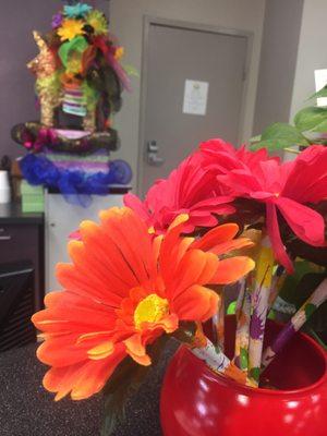 Looks like Fiesta at the front desk!