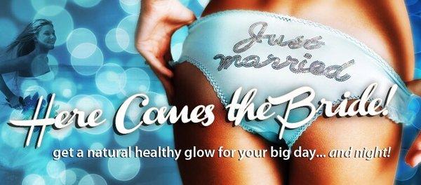 Upcoming wedding check us out ! Our brides tan for free