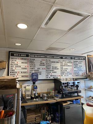 Menu board