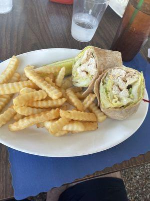 Chicken Caesar wrap