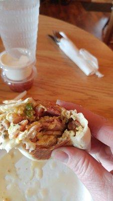 Breakfast burrito full of goodness!