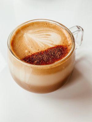 Dirty chai - chai latte with espresso