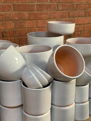 PMD collection in white glaze