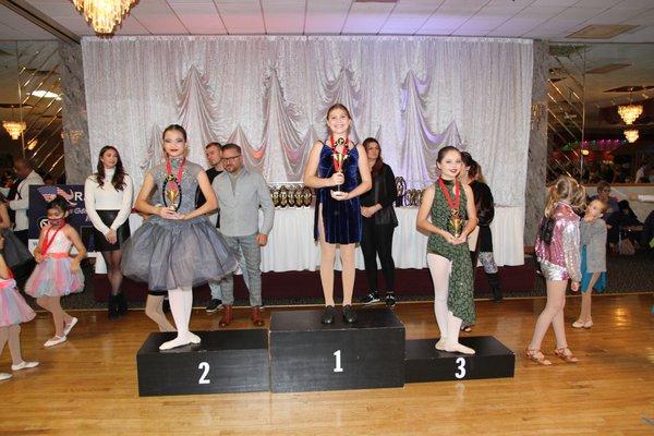 ABC Dance students at the Dance Competition on 11/21/21 at Glendora Banquets