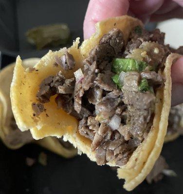 Carne asada taco