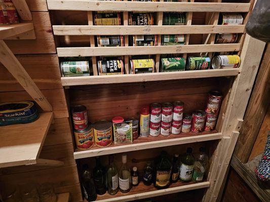 Kitchen remodel added a pantry