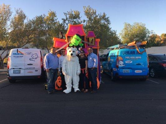 Polar Air out in the community.  Beatty Elementary Trunk or Treat.  We had a great time with all of the kiddos..