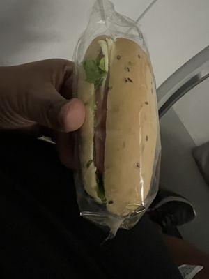 This is the food that they give business class