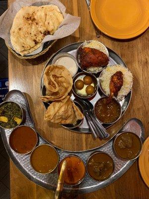 Platter for 2 Bombay Thali