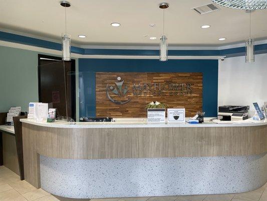 Reception area