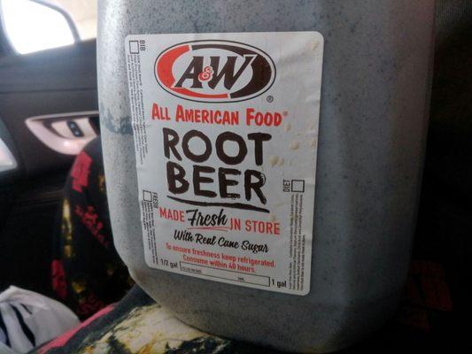 Gallon of Root Beer.