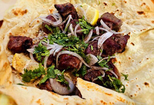 Very yummy delicious steak Tika kabab