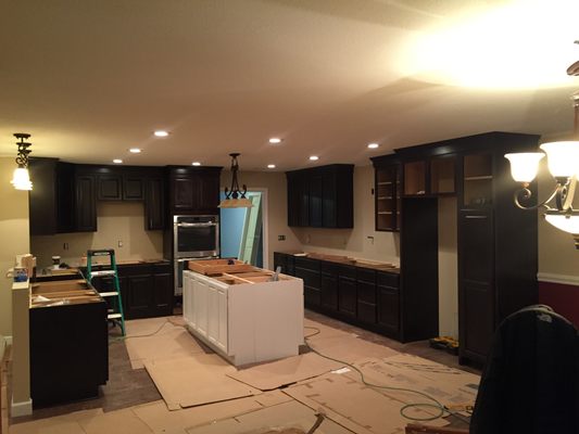 We installed this kitchen in a new construction build in Johnson City, TN.