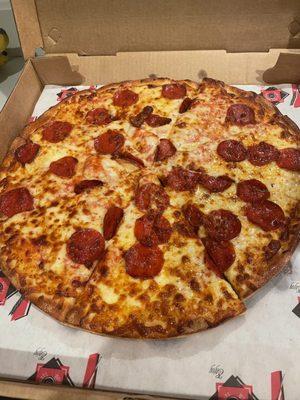 Pepperoni pizza