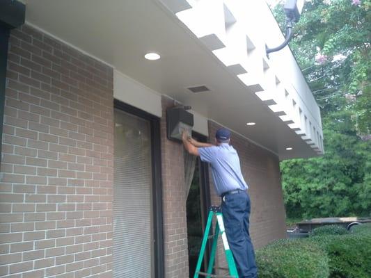 Master Electric Heating and Air is installing all types of commercial lighting and we also do lighting maintenance...