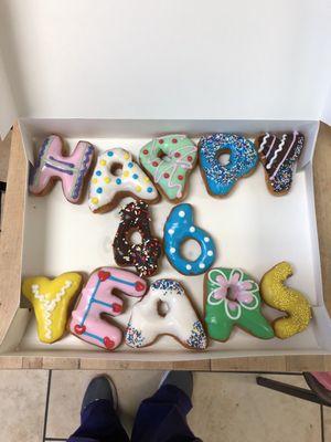 Anniversary donuts