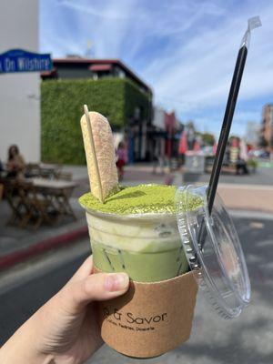 tiramisu matcha latte