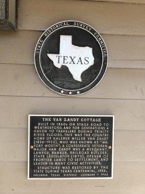 Van Zandt Homestead Cottage