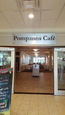 Pompanos Cafe inside the Doubletree Hilton