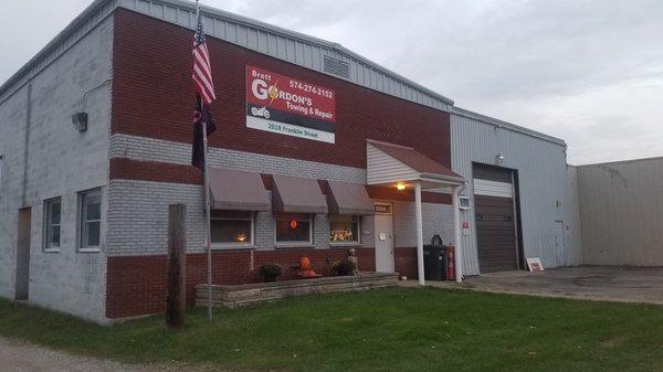 Brett Gordon's Towing & Repair, New location at 2018 S. Franklin Street, South Bend, IN 46613