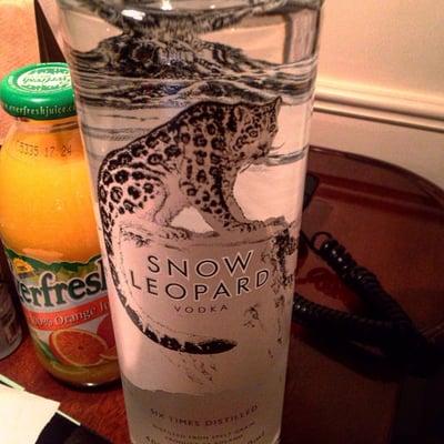 snow Leopard Polish vodka $39.99...Aloha (I just thought the bottle was pretty cool)