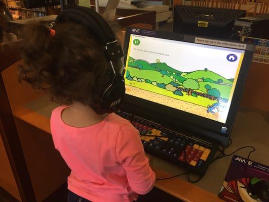 New AWE early literacy computer!