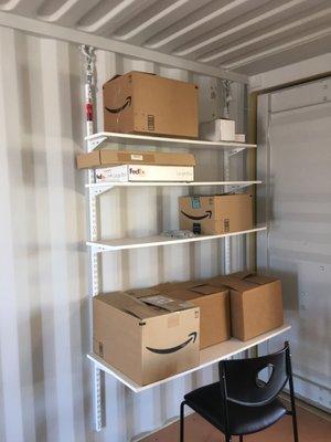 Easily Install Shelving in Your Unit