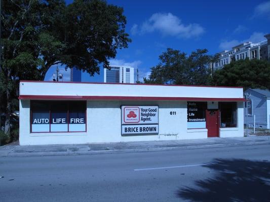 The front of our building at 611 South Federal Hwy.