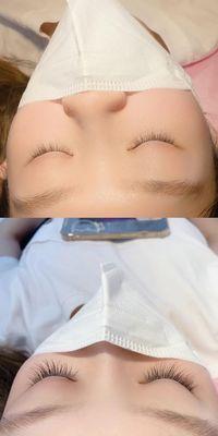 Eyelashes extensions style M