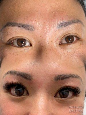 Volume lashes extensions