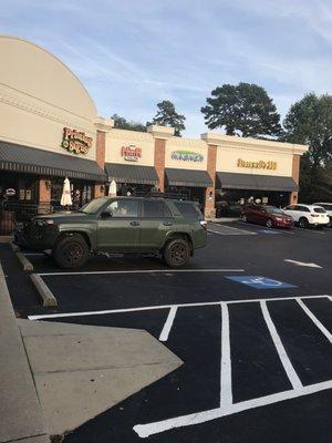 Photo I took of the front of Highway 53 Hair Salon.