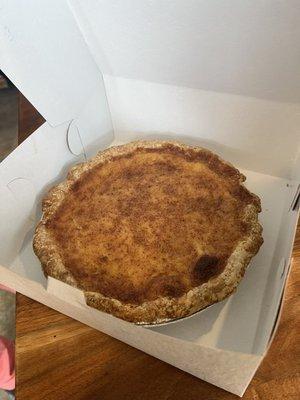 Sugar cream pie