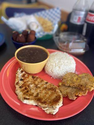 Pollo a la plancha  Croquetas  Andy's Original