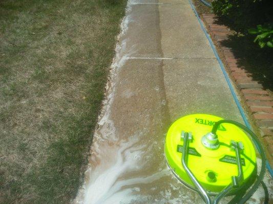 concrete cleaning