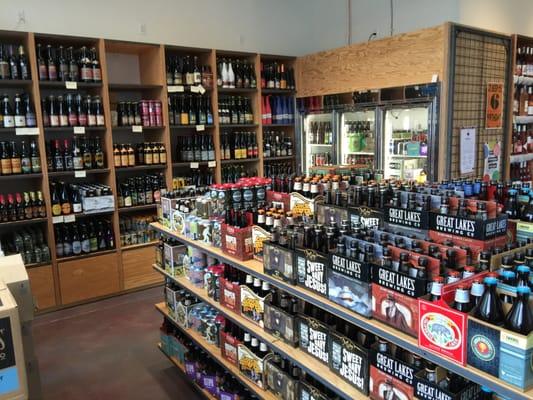 expanded craft beer selection