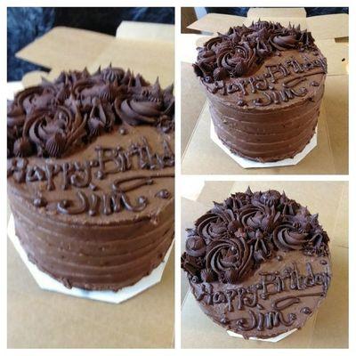 German Chocolate cake! E M Cafe is the place where can have your cake made for you!