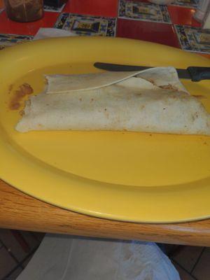 Un burrito de machaca