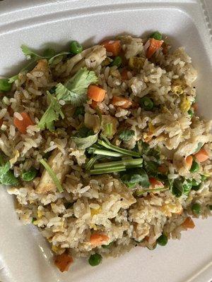 chicken fried rice--so goooood!!!