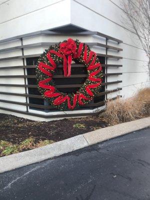 festive decorations outside