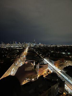 Rooftop view