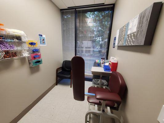 Patient draw room