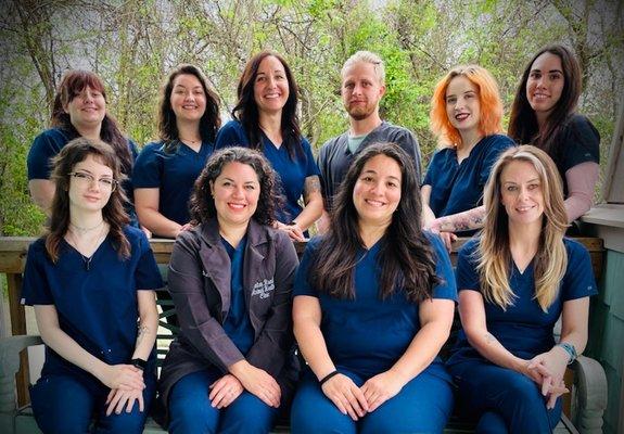 Our team here at Halcyon Veterinary Clinic!